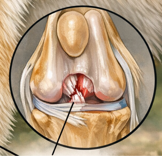 частичный разрыв ПКС 